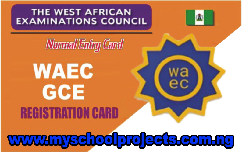 WAEC GCE REGISTRATION PIN